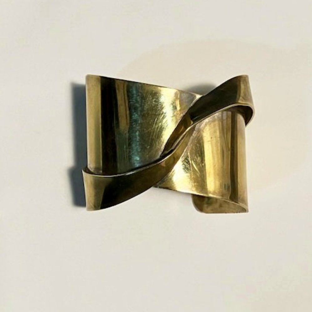 Gold Cuff Bracelet, possibly bronze colored metal